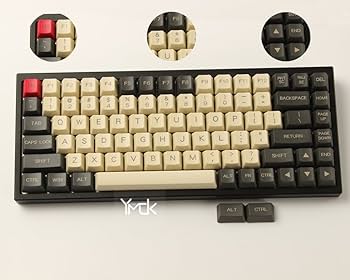 Amazon.com: YMDK 96 84 ANSI ISO Keyset OEM Profile Thick PBT